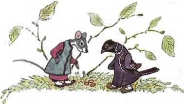 Удмуртская сказка. Мышь и воробей