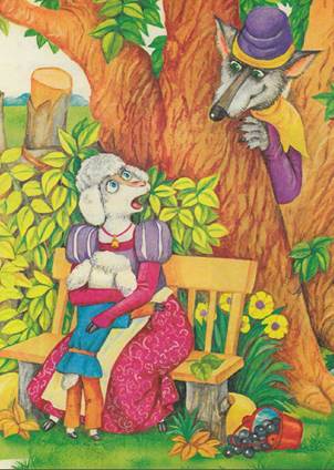 Сказка братьев Гримм. Волк и лиса