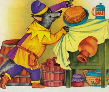 Сказка братьев Гримм. Волк и лиса