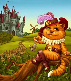 Кот в сапогах. Людоед превратился в мышь