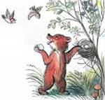 Медвежонок - невежда Он дом разрушил птичий