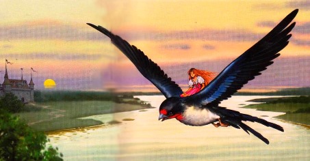 Дюймовочка. Ласточка взвилась стрелой и полетела