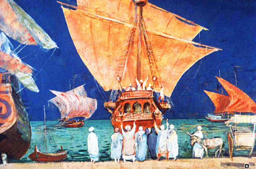 Синдбад выбрал самый быстрый и крепкий корабль/