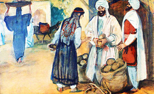 Мансур и Синдбад вернулись в город. 