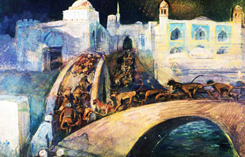 На рассвете они ушли из города 