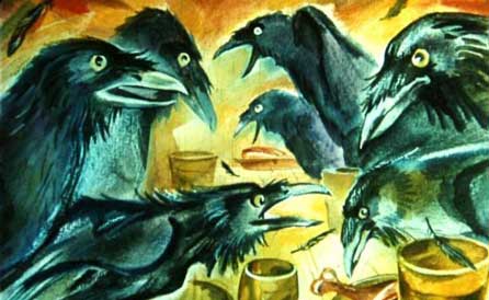 Семь воронов. Сказка братьев Гримм