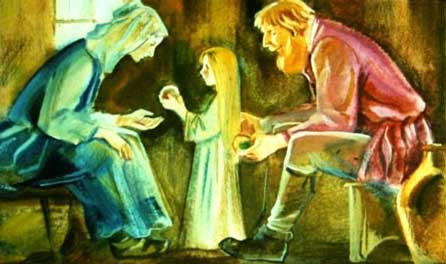 Семь воронов. Сказка братьев Гримм