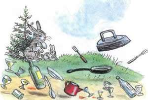 Федорино горе. Утюги бегут покрякивают