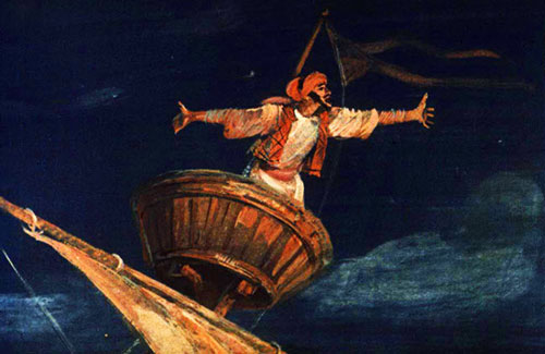 Матрос на мачте закричал: Берег! Берег!