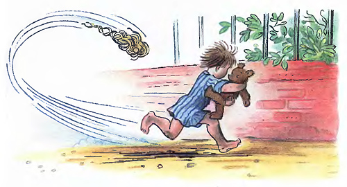 Мойдодыр. А от бешеной мочалки Я помчался, как от палки