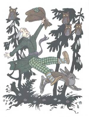 Как старик на зайце верхом ехал и что из этого вышло