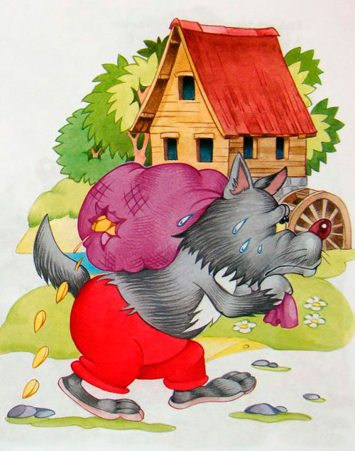 Русская народная сказка. Волк и хлеб