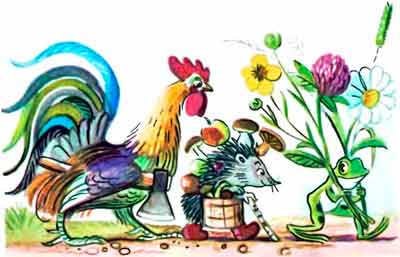 Вот как-то пошли они в лес