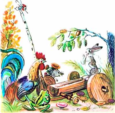 Смотрят — а там пустая телега стоит.