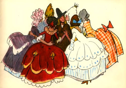 Загородили фрейлины принцессу 