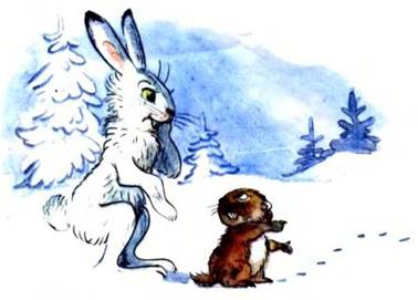 Заяц и рак. Михайло Стельмах