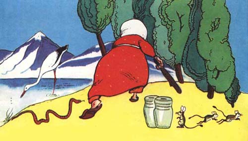 Казахская сказка. Аист