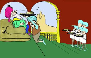 Европейская сказка. Король, сыр и мыши