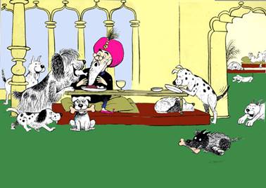 Европейская сказка. Король, сыр и мыши