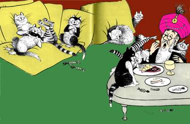 Европейская сказка. Король, сыр и мыши