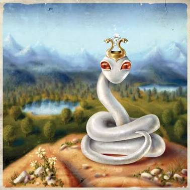 Словения. Белая змея