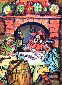 Бременские музыканты. Разбойники в доме