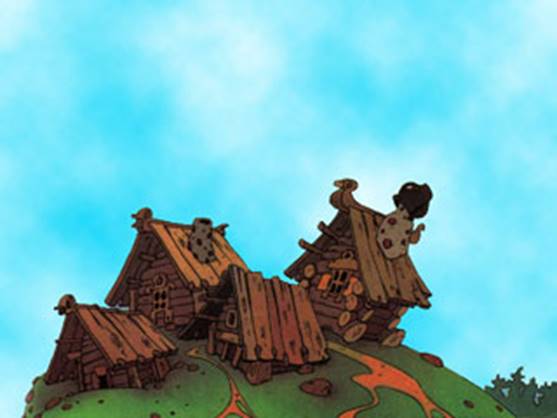 Пришёл он в глухую деревушку 