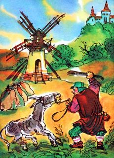 Бременские музыканты. Был у мельника осел