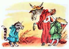 Бременские музыканты. Встреча с котом