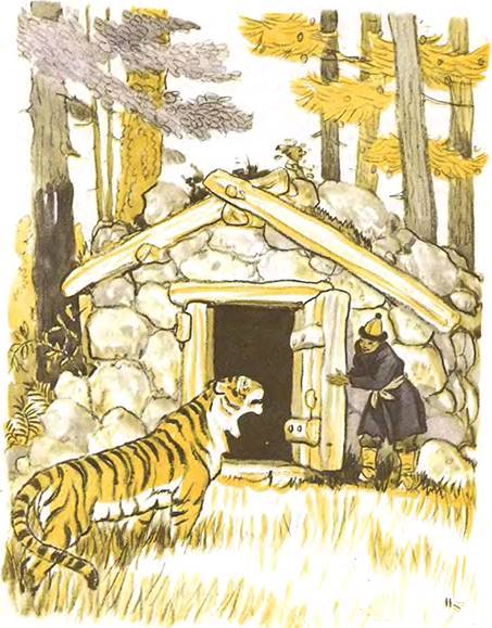 Тибетская сказка. О глупом тигре