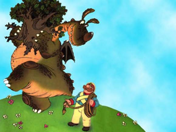 Вырвал из земли огромный дуб 