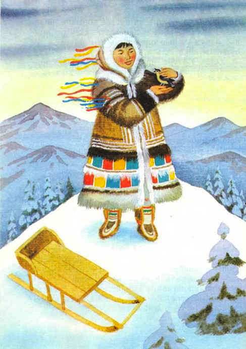 Ненецкая сказка. Старик и его дочери