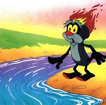 Сказка братьев Гримм. Соломинка, уголек и боб