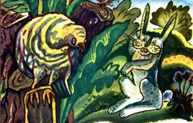 Куропатка и заяц