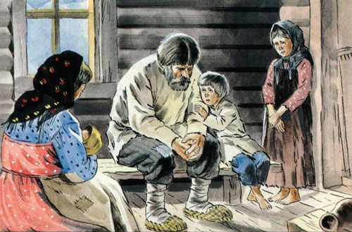 Жил-был в одном селе мужик бедный-пребедный 