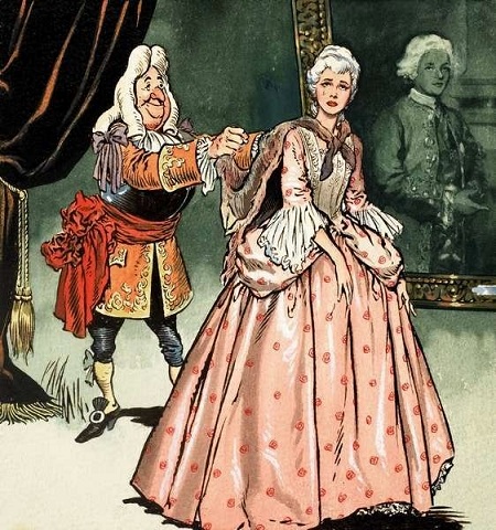 Шарль Перро. Ослиная шкур. Принцесса пришла в отчаяние.