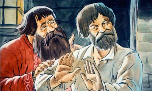 Вот что сосед, продай ты этого гуська мне. 