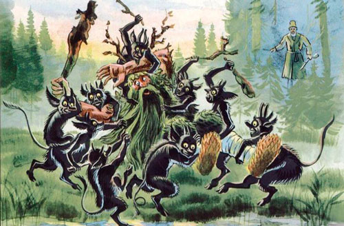 Навалились все на него, того и гляди – задавят 