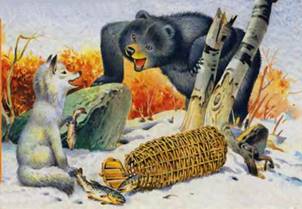 По мотивам сказок народов Европы. Почему у медведя короткий хвост