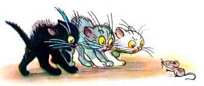 увидели мышь