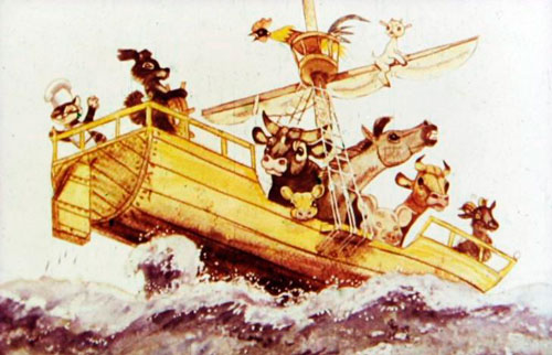 Парусник покачнулся, заскользил по воде