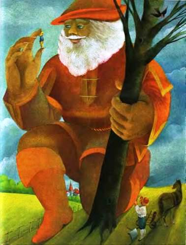 Сказка братьев Гримм. Молодой великан