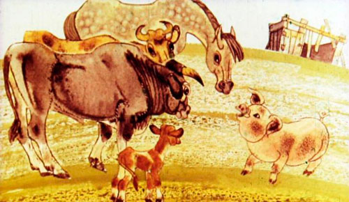 А как это он считает? — спросила Свинья.