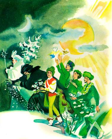 Двенадцать месяцев. Русские народные сказки