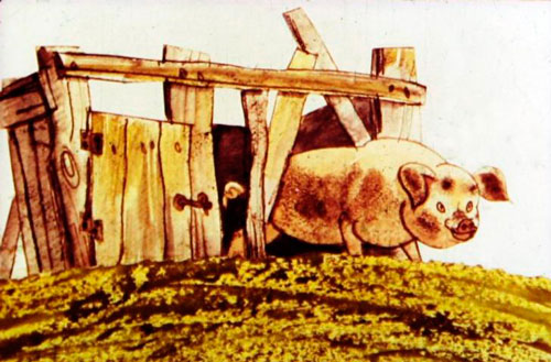 Она пустилась рысцой вслед за другими.