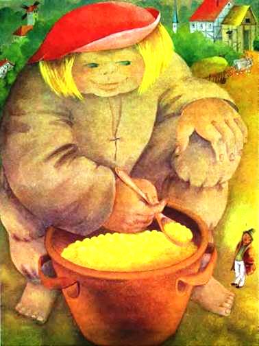 Сказка братьев Гримм. Молодой великан