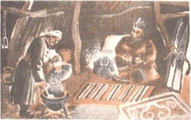 Тувинская сказка. Каша в кувшине