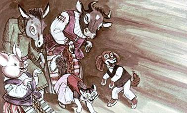 Волк в гостях. Пятрас  Цвирка