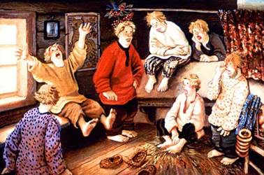 Русская народная сказка. Семь Агафонов бестолковых