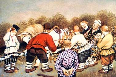 Русская народная сказка. Семь Агафонов бестолковых